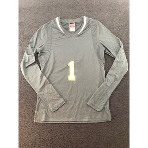 Alleson Athletic Womens Long Sleeve Volleyball Jersey Number 1 Black XS‎